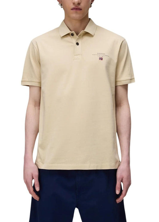 Polo Uomo Napapijri Gialla in Cotone