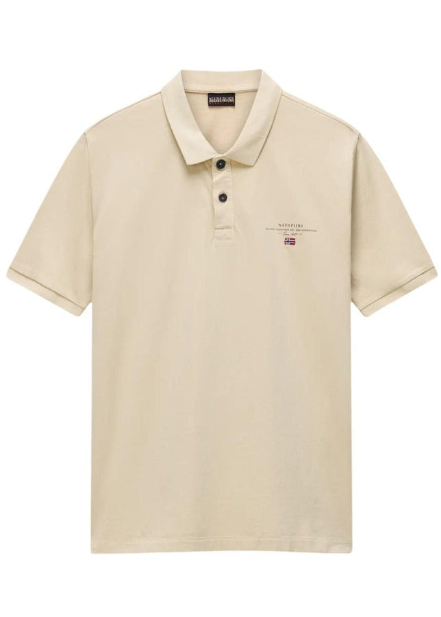 Polo Uomo Napapijri Gialla in Cotone