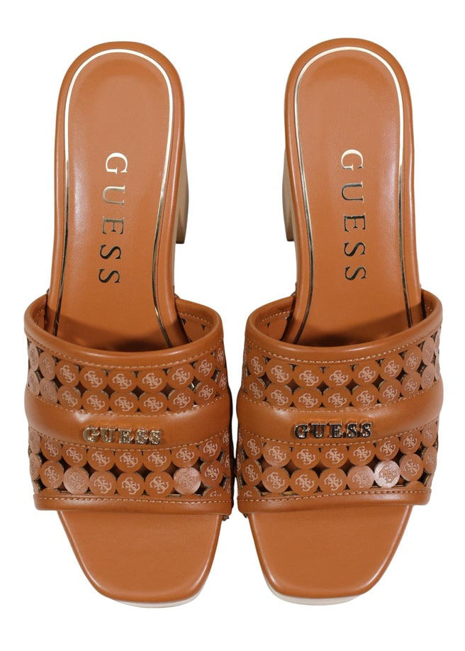 Sandali Donna Guess Marroni con Plateau