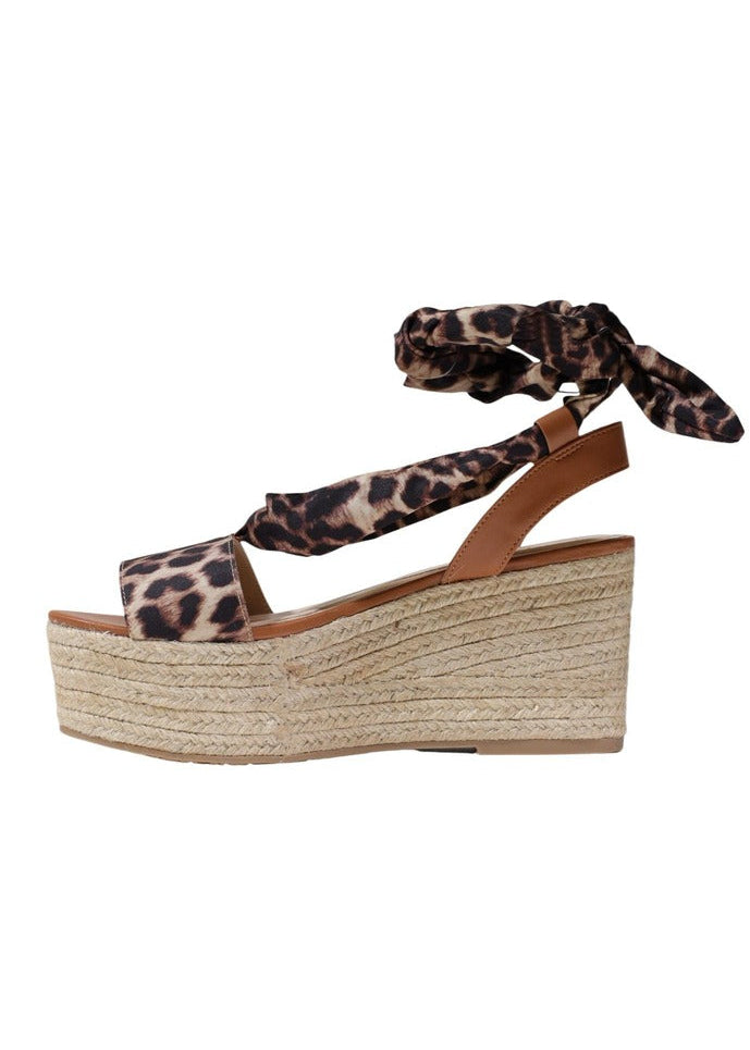 Sandali Donna Liu Jo Leopardati con Plateau