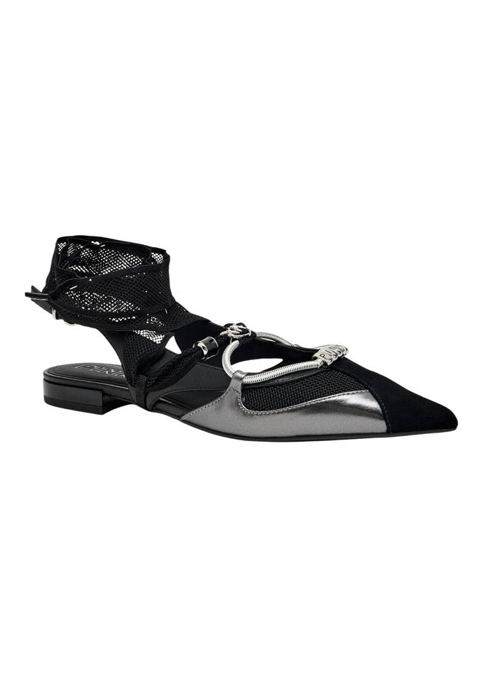 Sandali Donna Pinko Neri in Pelle con Cinturino