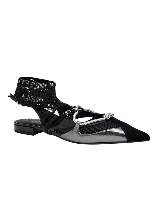 Sandali Donna Pinko Neri in Pelle con Cinturino