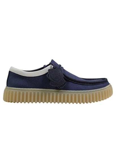 Scarpe Stringate Uomo Clarks Blu con Lacci