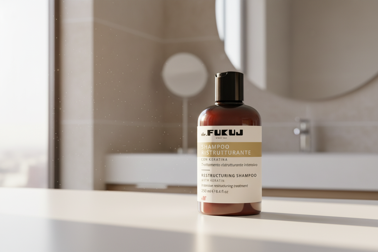 Shampoo Ristrutturante alla Cheratina – Riparazione & Forza