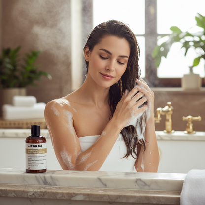 Shampoo Ristrutturante alla Cheratina – Riparazione & Forza