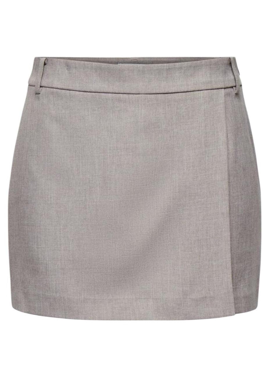 Shorts Donna Only Grigi con Zip