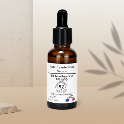 Siero Viso Niacinamide 8% con N-Acetyl Glucosamine – Pelle Uniforme e Luminosa