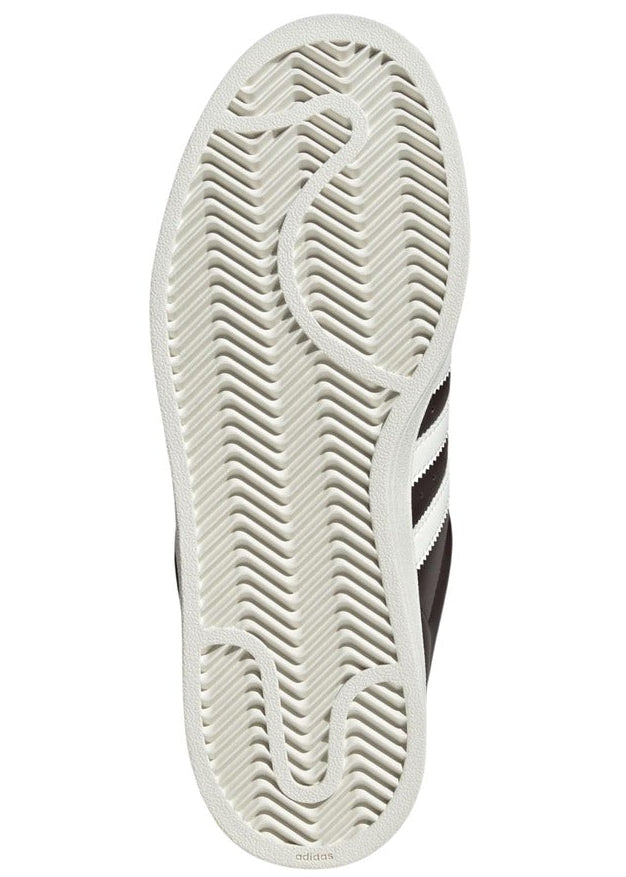 Sneakers Donna Adidas Originals Superstar II Marroni in Pelle