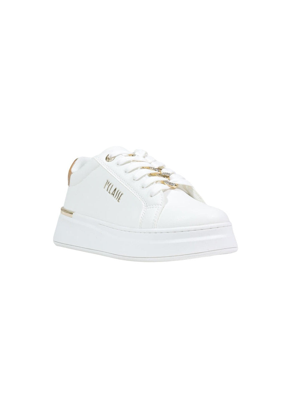 Sneakers Donna Alviero Martini Prima Classe Bianche con Plateau
