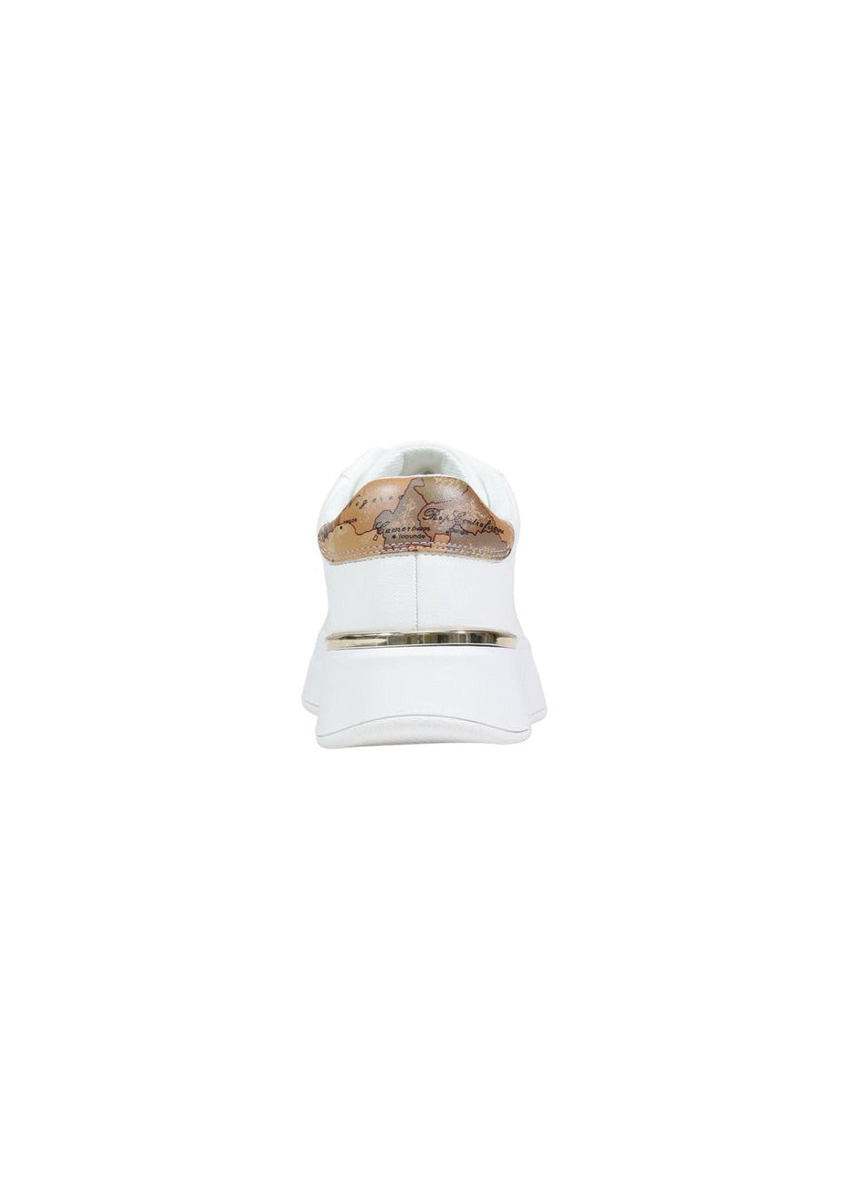 Sneakers Donna Alviero Martini Prima Classe Bianche con Plateau