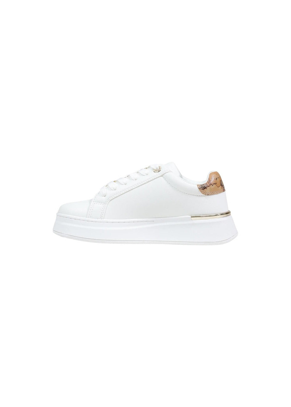 Sneakers Donna Alviero Martini Prima Classe Bianche con Plateau