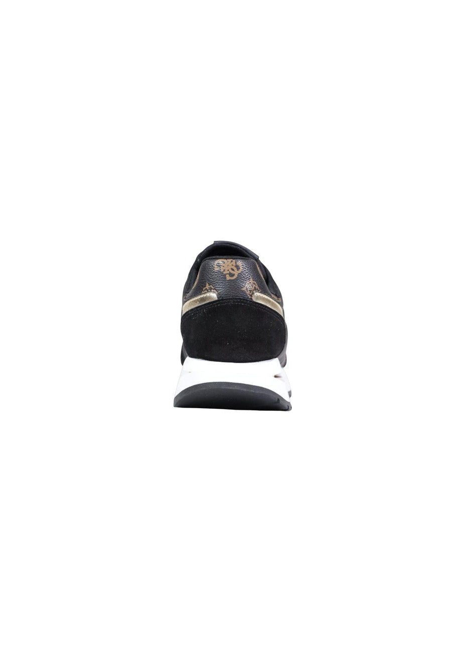 Sneakers Donna Guess Nere Basse Sportive con Lacci