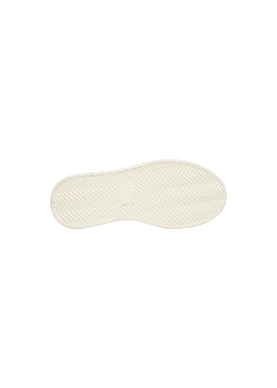 Sneakers Donna Tommy Hilfiger Jeans Beige in Cotone con Plateau