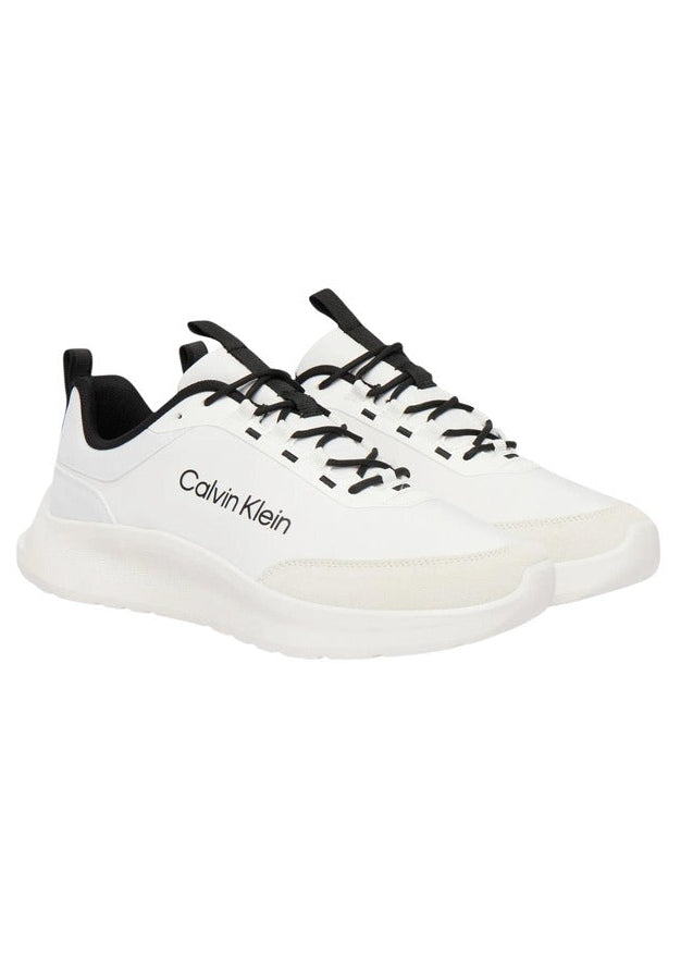Sneakers Uomo Calvin Klein Bianche con Lacci
