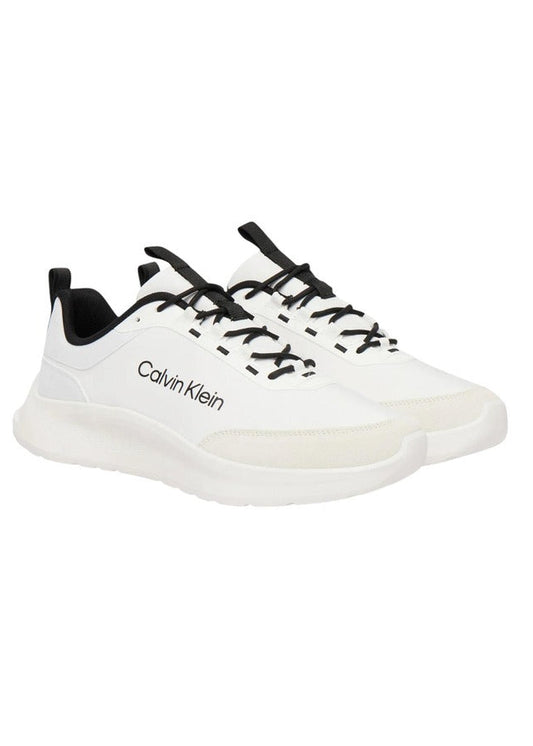 Sneakers Uomo Calvin Klein Bianche con Lacci