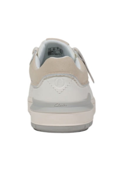 Sneakers Uomo Clarks Bianche in Pelle