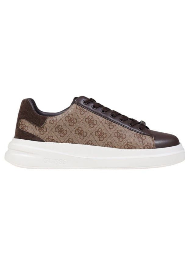 Sneakers Uomo Guess Marroni con Lacci