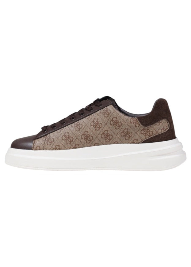 Sneakers Uomo Guess Marroni con Lacci