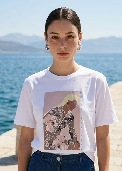 T-Shirt Donna Only Stampa Manica Corta