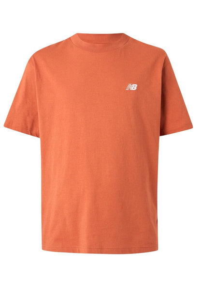 T-Shirt Uomo New Balance Arancione in Cotone