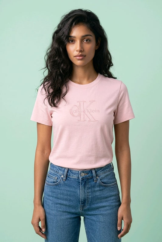 T-shirt Donna Calvin Klein Jeans Maniche Corte