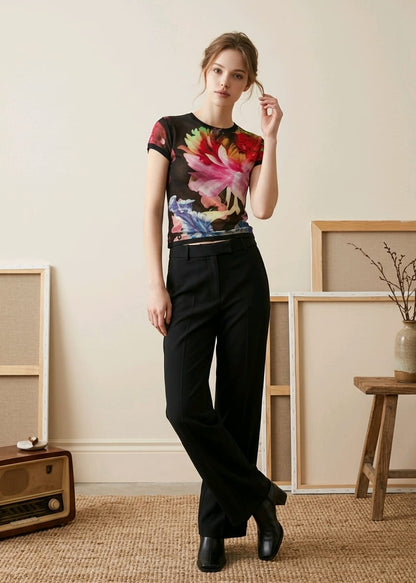 T-shirt Donna Desigual Floreale