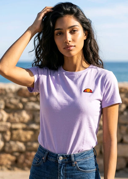 T-shirt Donna Ellesse Grigia con Stampa