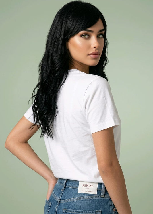 T-shirt Donna Replay Maniche Corte