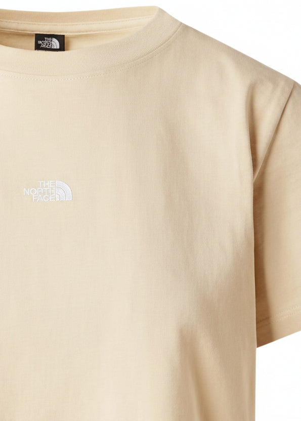 T-shirt Donna The North Face in Cotone Beige