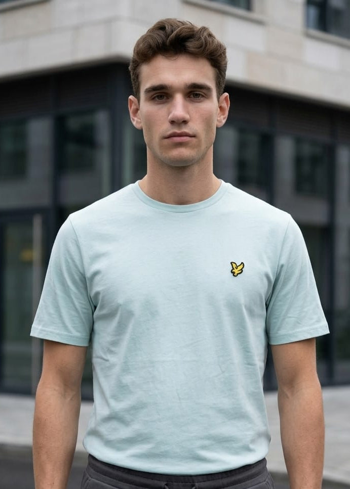 T-shirt Uomo Lyle & Scott Rosa con Stampa