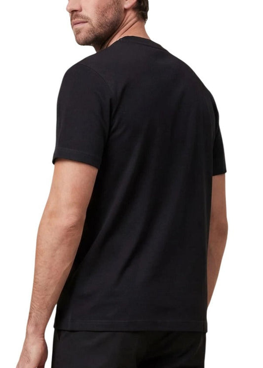 T-shirt Uomo New Balance Nera con Stampa in Cotone
