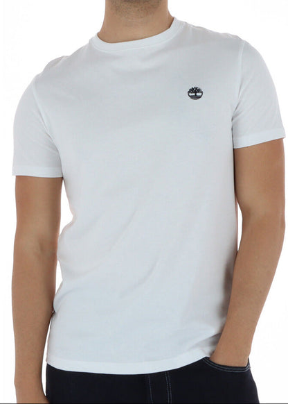T-shirt Uomo Timberland Bianca in Cotone