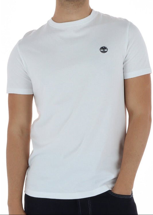 T-shirt Uomo Timberland Bianca in Cotone