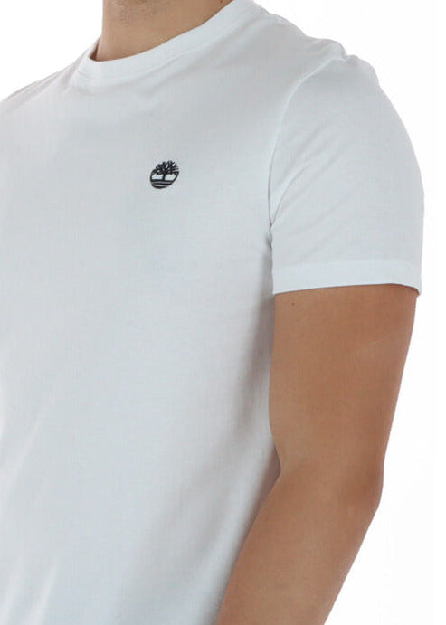 T-shirt Uomo Timberland Bianca in Cotone