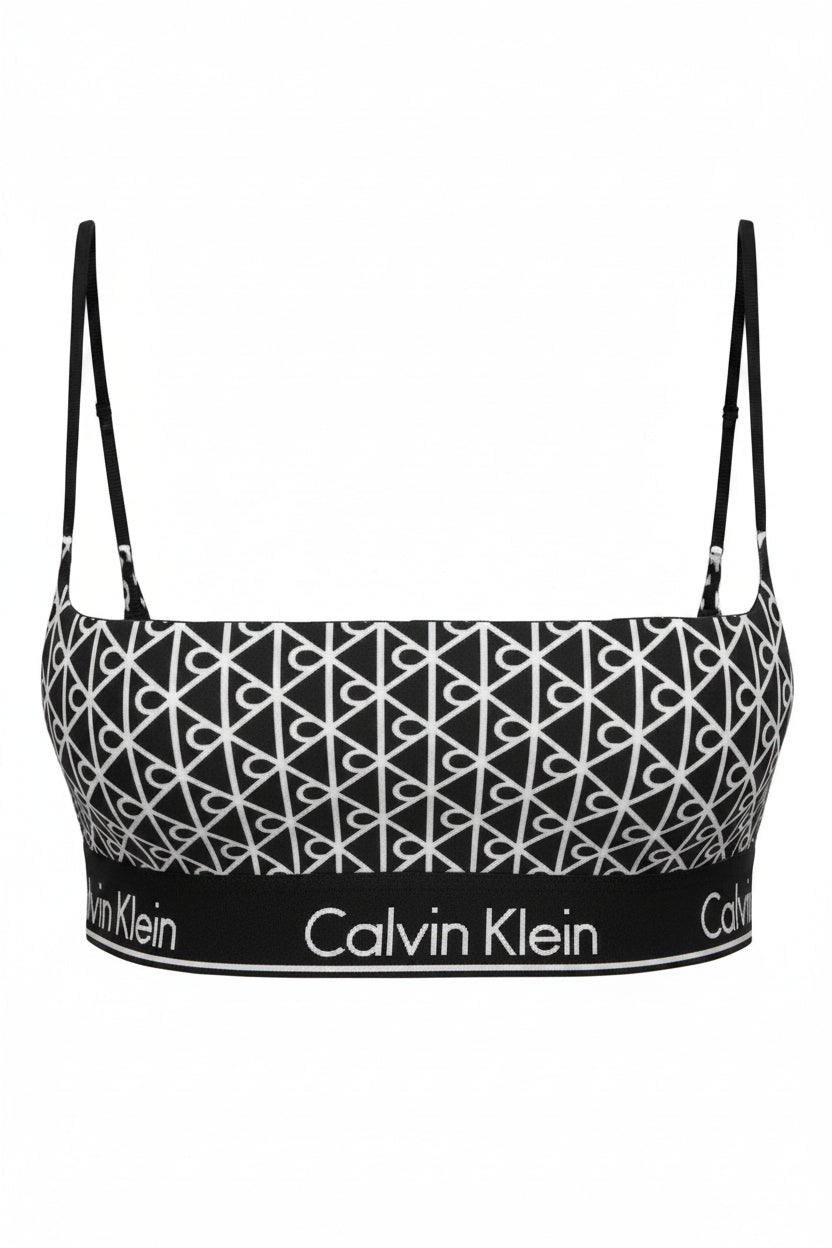 Top Bikini Donna Calvin Klein Jeans Bralette Scollo Quadrato