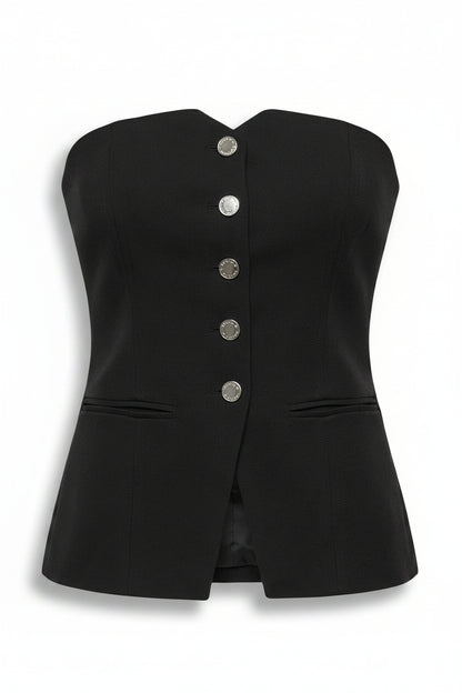 Top Donna Morgan De Toi Nero