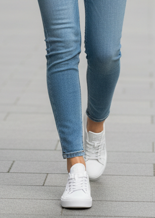 Sneakers Donna Calvin Klein Jeans Platform con Lacci