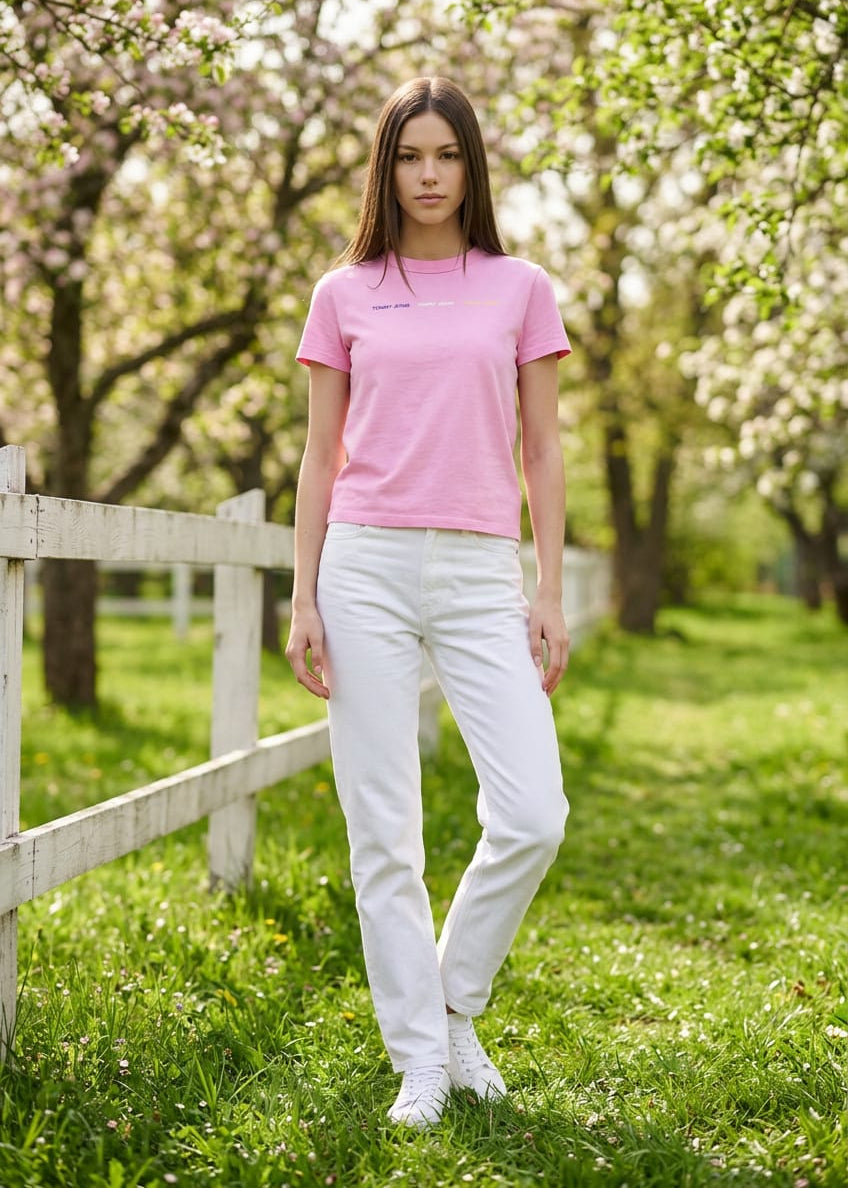 T-Shirt Donna Tommy Hilfiger Jeans