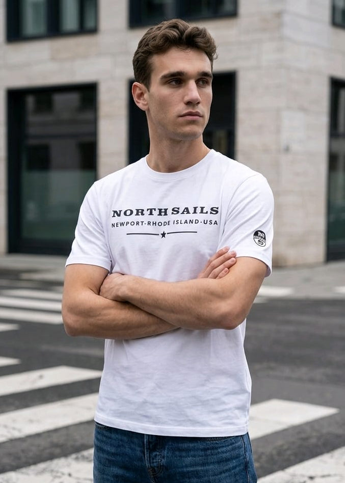 T-shirt Uomo North Sails Bianca Essential