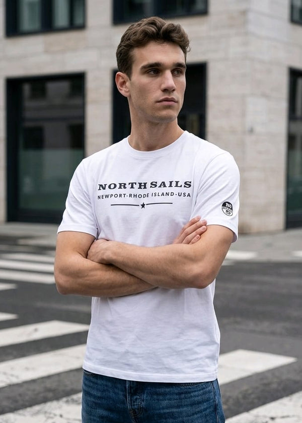 T-shirt Uomo North Sails Bianca Essential