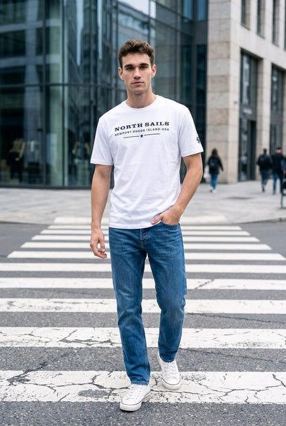 T-shirt Uomo North Sails Bianca Essential