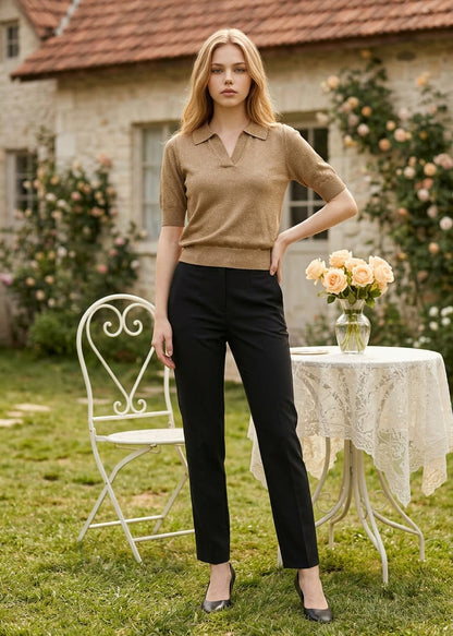 Polo Donna Only Beige | Velvora