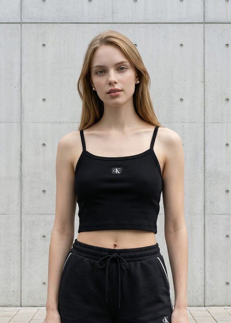 Top Donna Calvin Klein Jeans Scollo Quadrato
