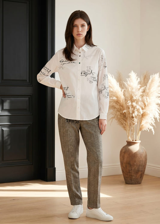 Camicia Donna Desigual a Righe Manica Lunga