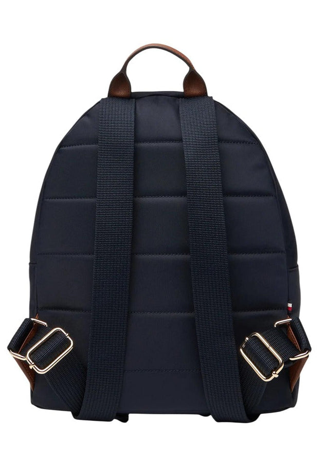Zaino Donna Tommy Hilfiger Blu in Nylon e Pelle