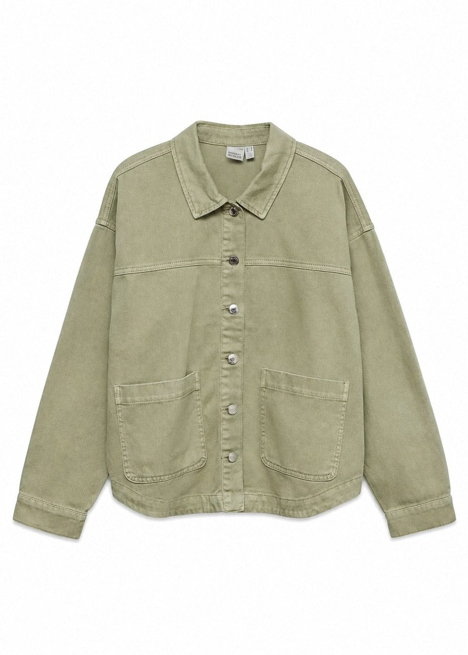 Giacca Donna Vero Moda Verde in Cotone