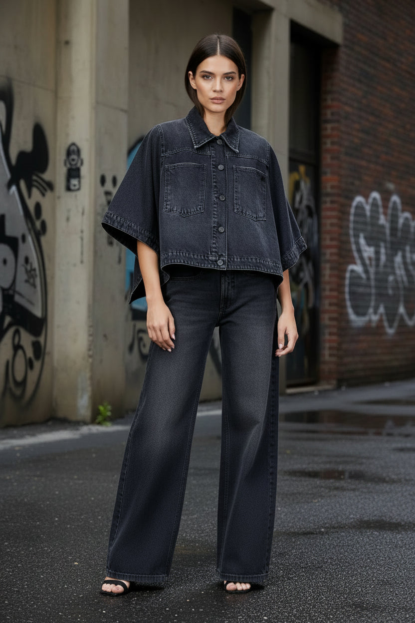 Giubbotto Donna Colcci Nero Maniche 3/4