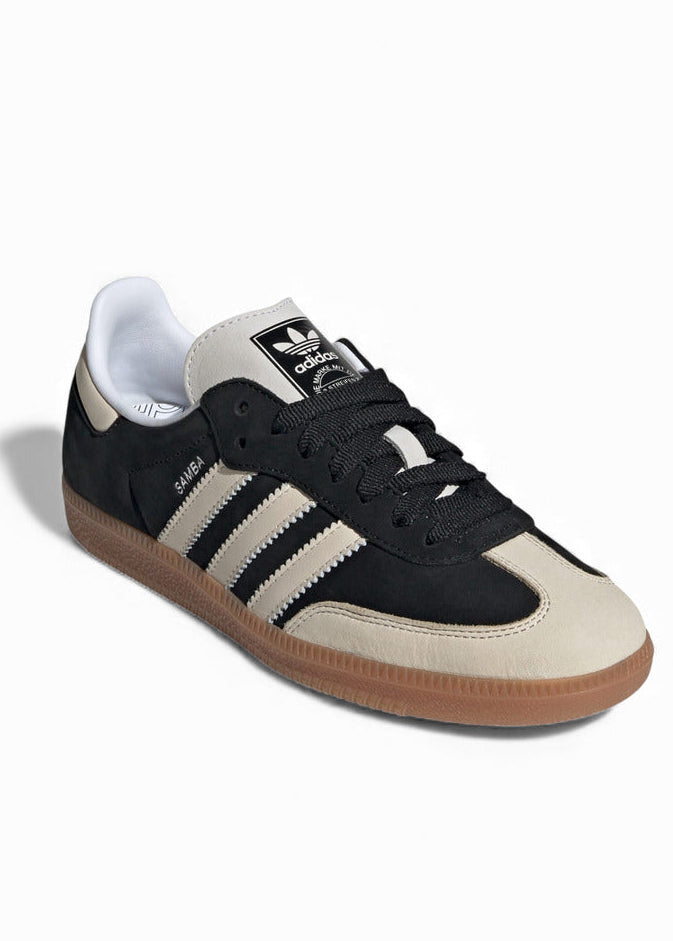 Sneakers Donna Adidas Originals Samba OG W Nere Pelle