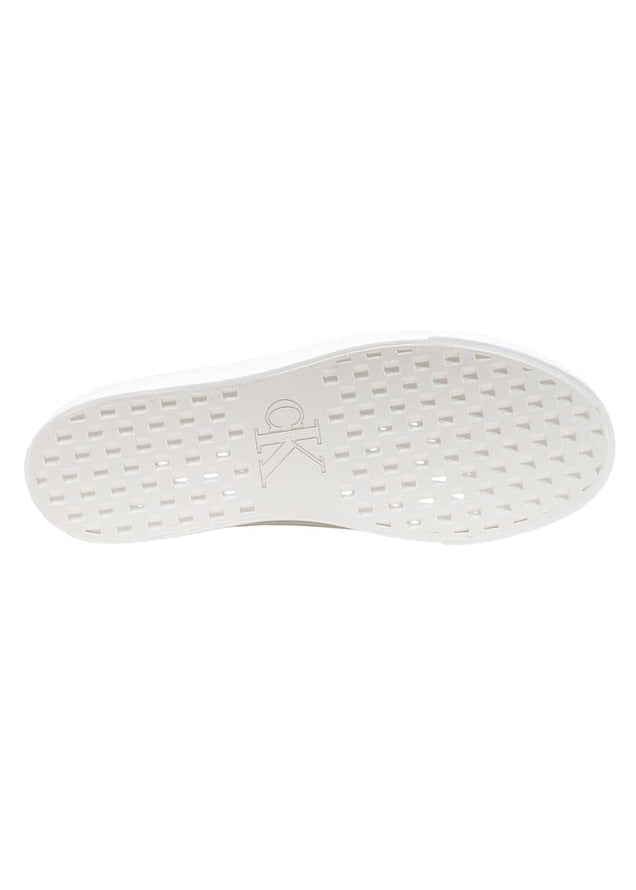 Sneakers Donna Calvin Klein Bianche in Pelle