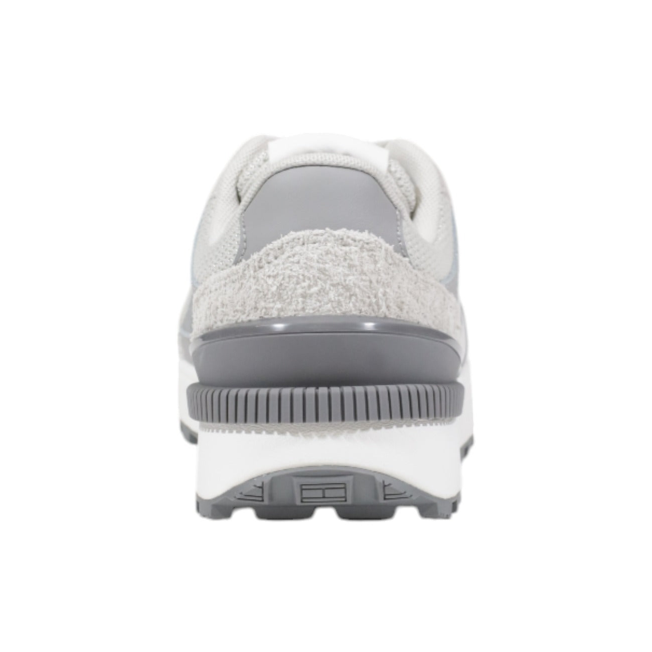 Sneakers Donna Tommy Hilfiger Jeans Grigie in Pelle